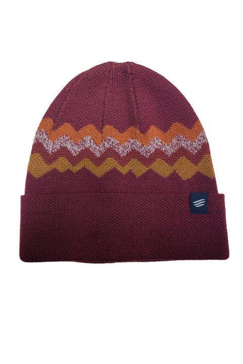 The Merino Wool Mountain Scape Knit Beanie
