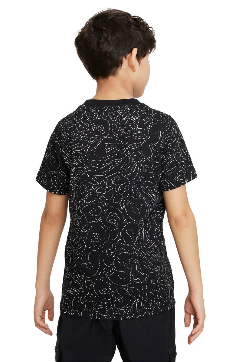 Nike Kids' Sportswear Cotton Graphic Tee, Alternate, color,