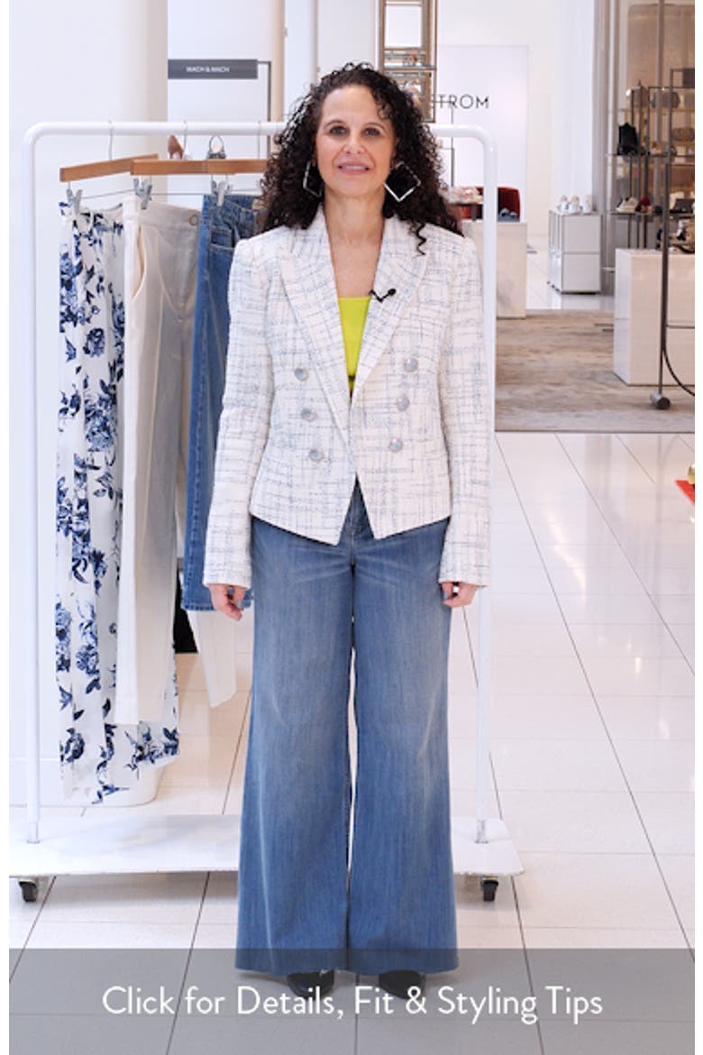 Brooke Double Breasted Tweed Blazer video