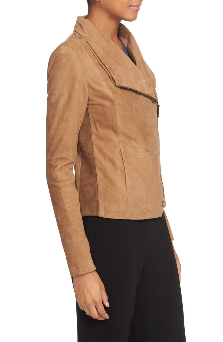 Vince Suede Scuba Jacket, Alternate, color,