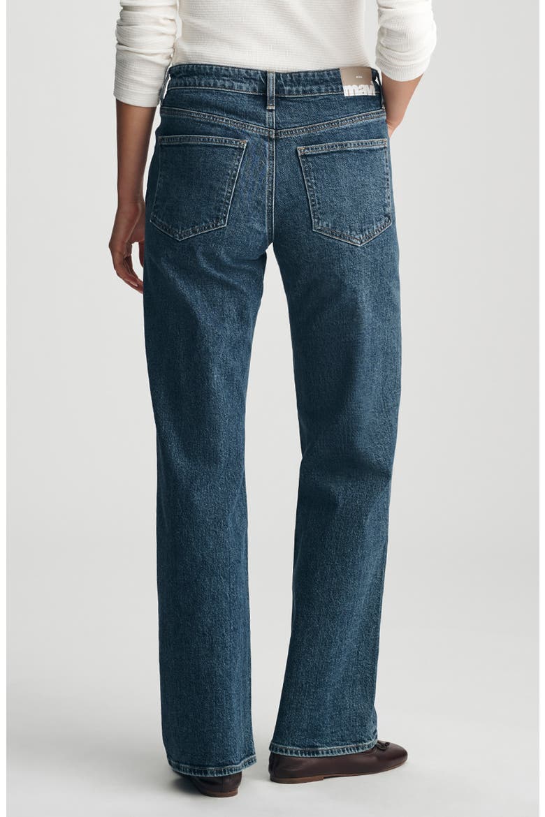 Taylor High Waist Wide Leg Jeans, Alternate, color, DARK BRUSHED CLASSIC
