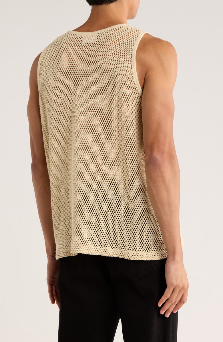 Obey Morro Mesh Tank Top, Alternate, color, Wood Ash