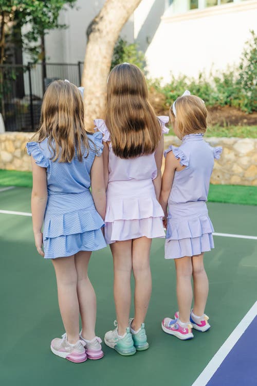 LILA AND HAYES LILA AND HAYES MARGOT GIRLS' TIERED SKIRT BY LH SPORT