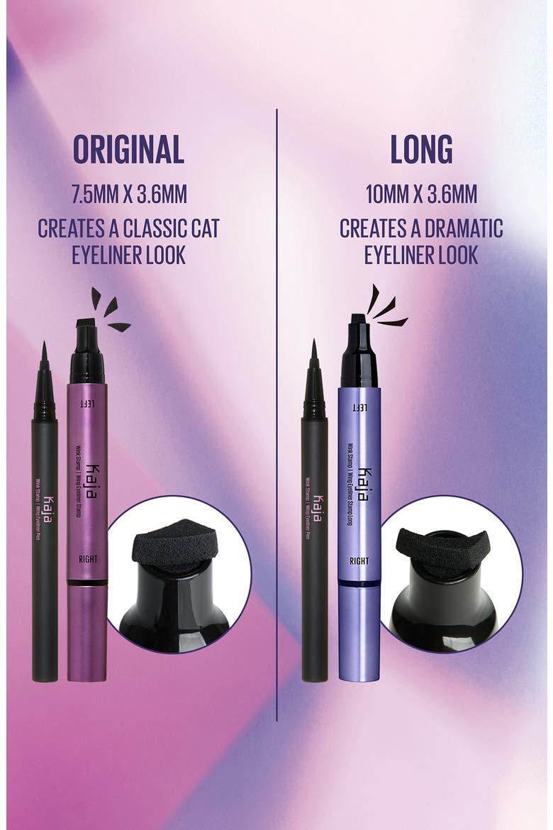 Wink Stamp Waterproof Wing Eyeliner Stamp & Pen, Alternate, color, BLACK