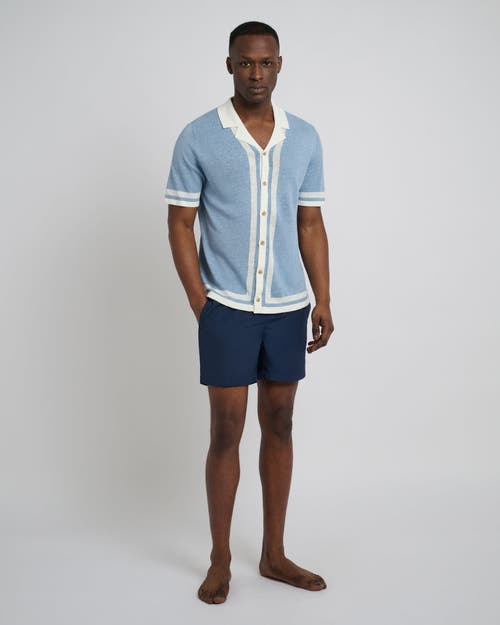 ONIA ONIA LINEN KNIT CAMP SHIRT