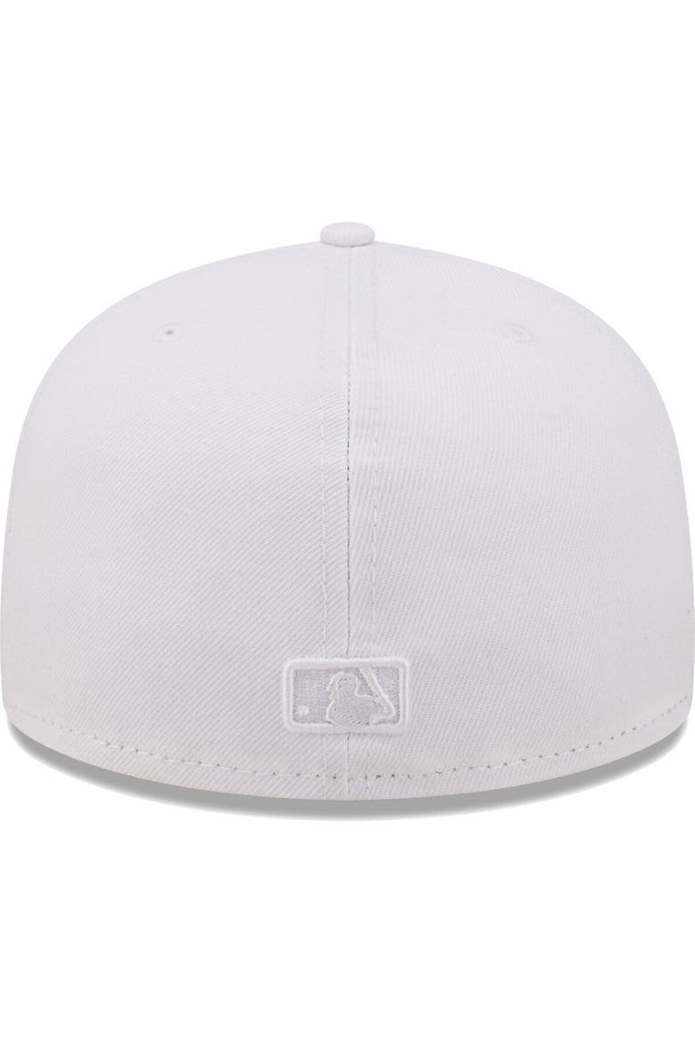 Men's New Era St. Louis Cardinals White on White Logo 59FIFTY Fitted Hat, Alternate, color, White