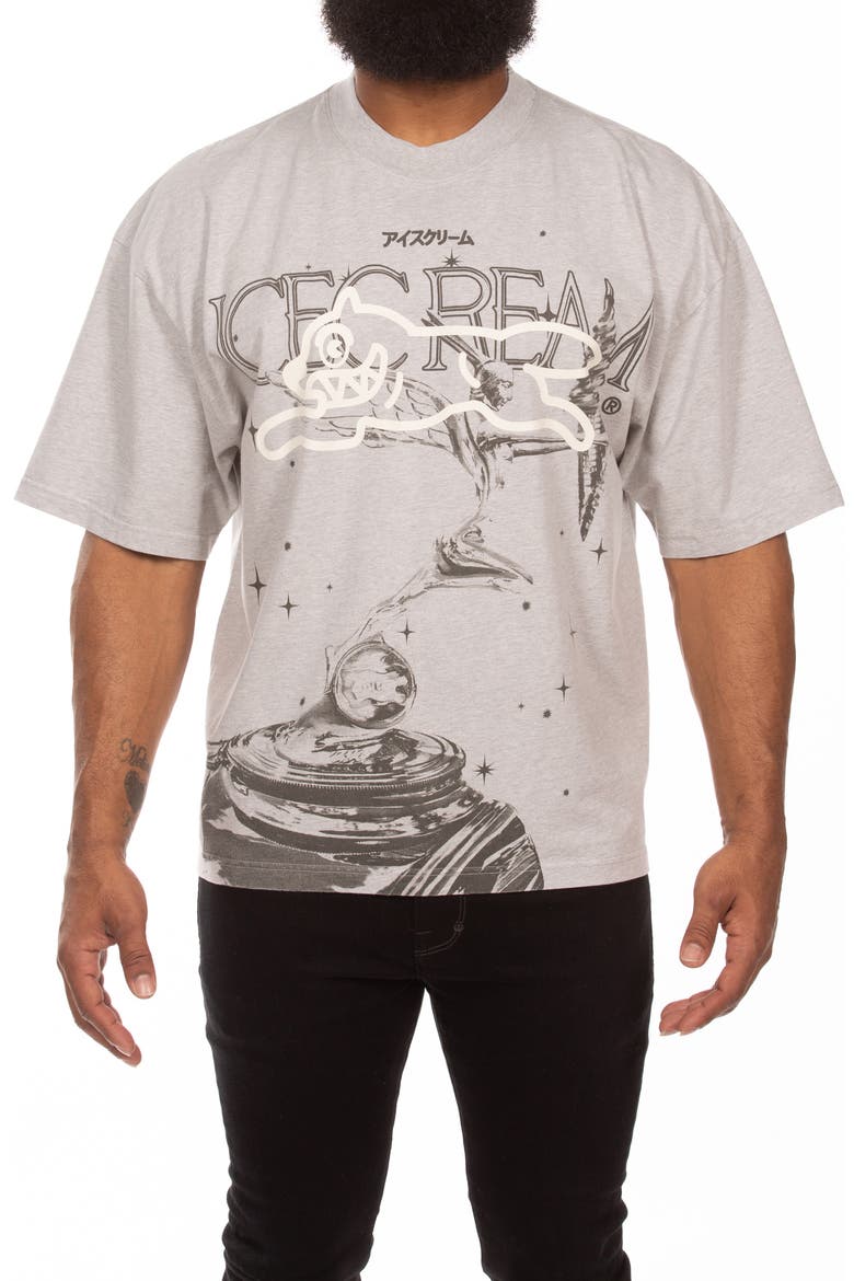 Fudge Graphic T-Shirt, Main, color, HEATHER GREY
