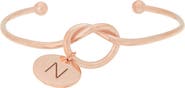 MESHMERISE Love Knot Initial Bracelet