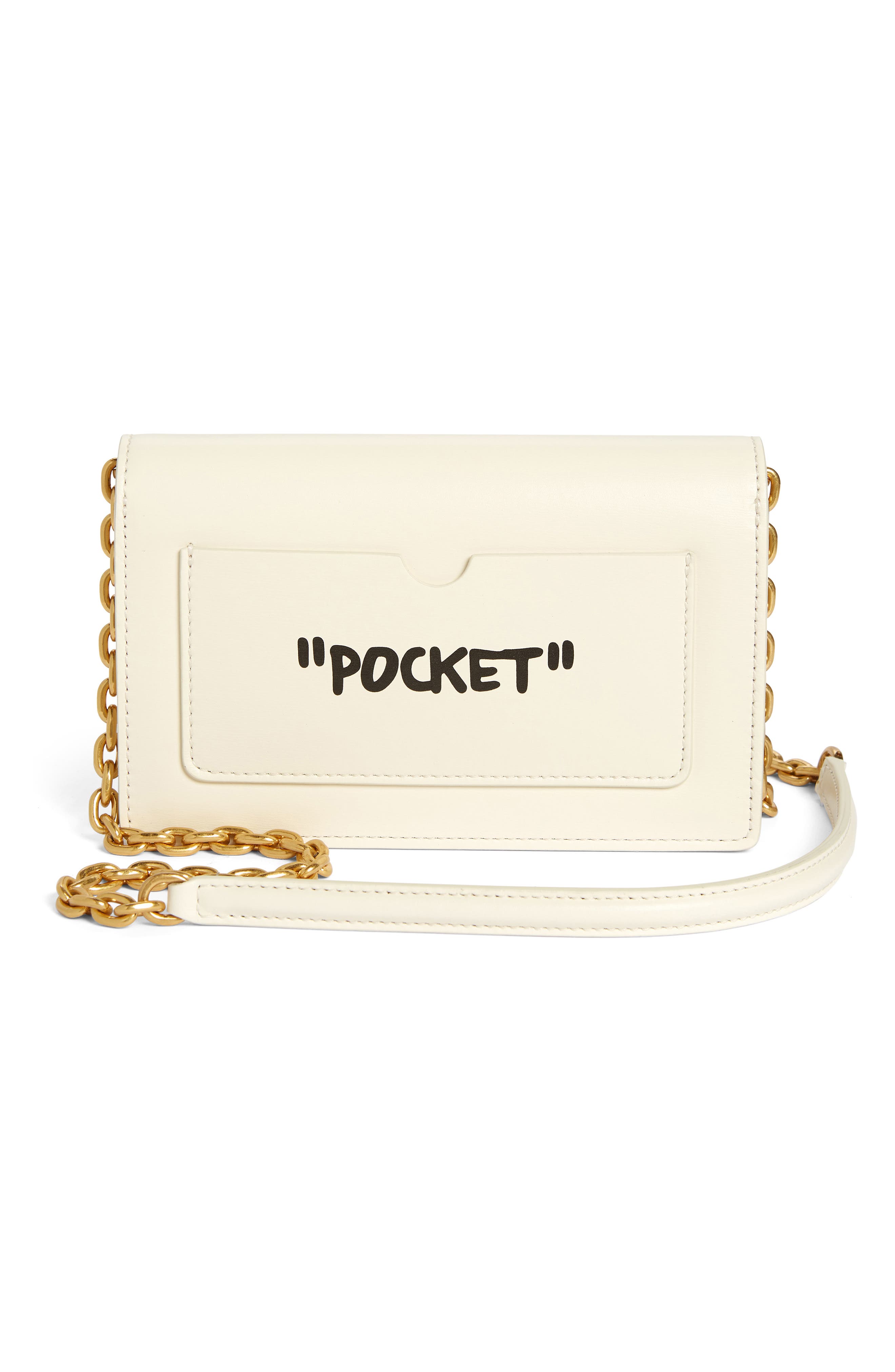 Off-White Jitney 0.5 Quote Leather Shoulder Bag (Women) | Nordstrom