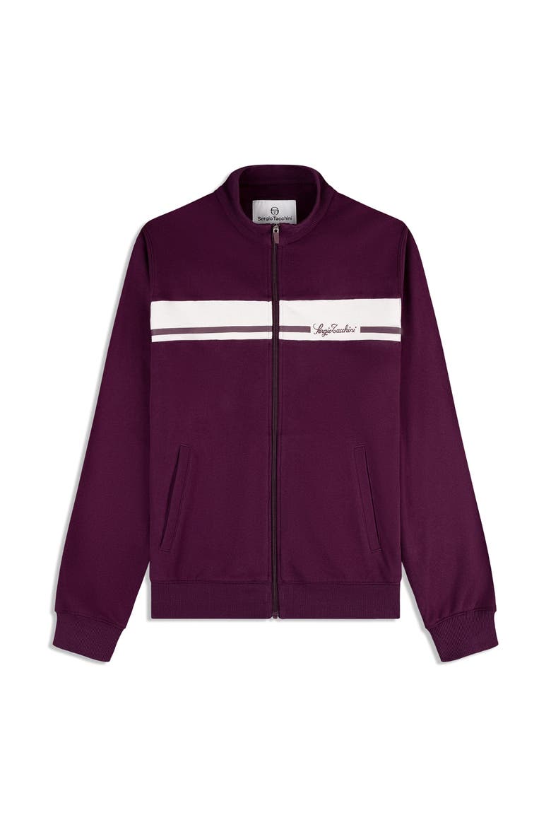 Cursivo Track Jacket, Alternate, color, POTENT PURPLE