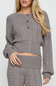 Princess Polly Baleigh Cable Stitch Cardigan