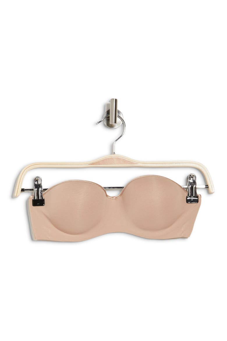 Strapless Underwire Bra, Alternate, color, CAFE