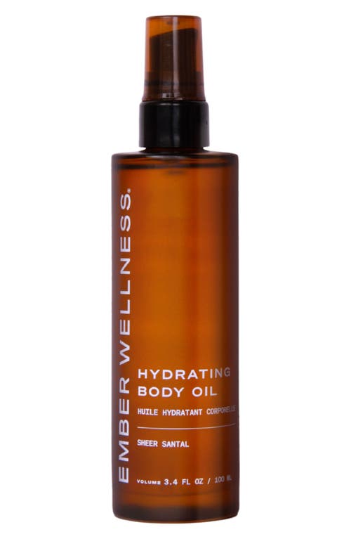 Ember Wellness Hydrating Body Oil In Transparent