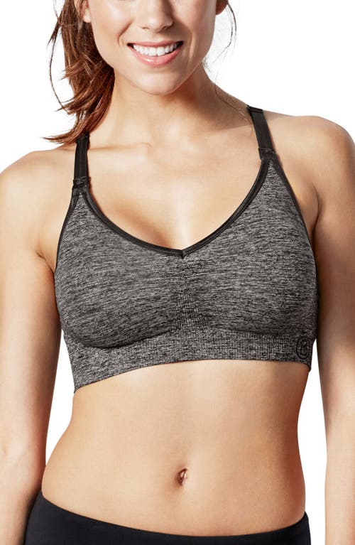 Bravado Designs Body Silk Seamless Yoga Maternity/Nursing Bra in Charcoal Heather  product