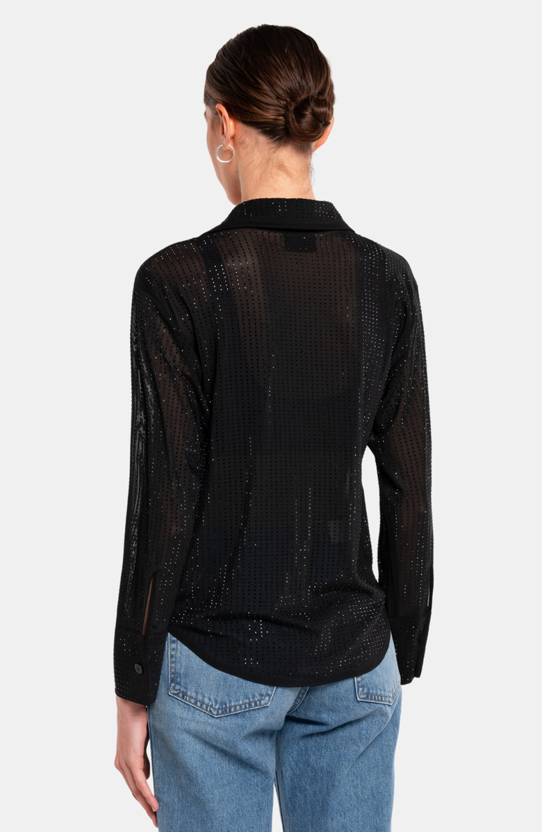 OW Collection OPAL Rhinestone Shirt, Alternate, color,