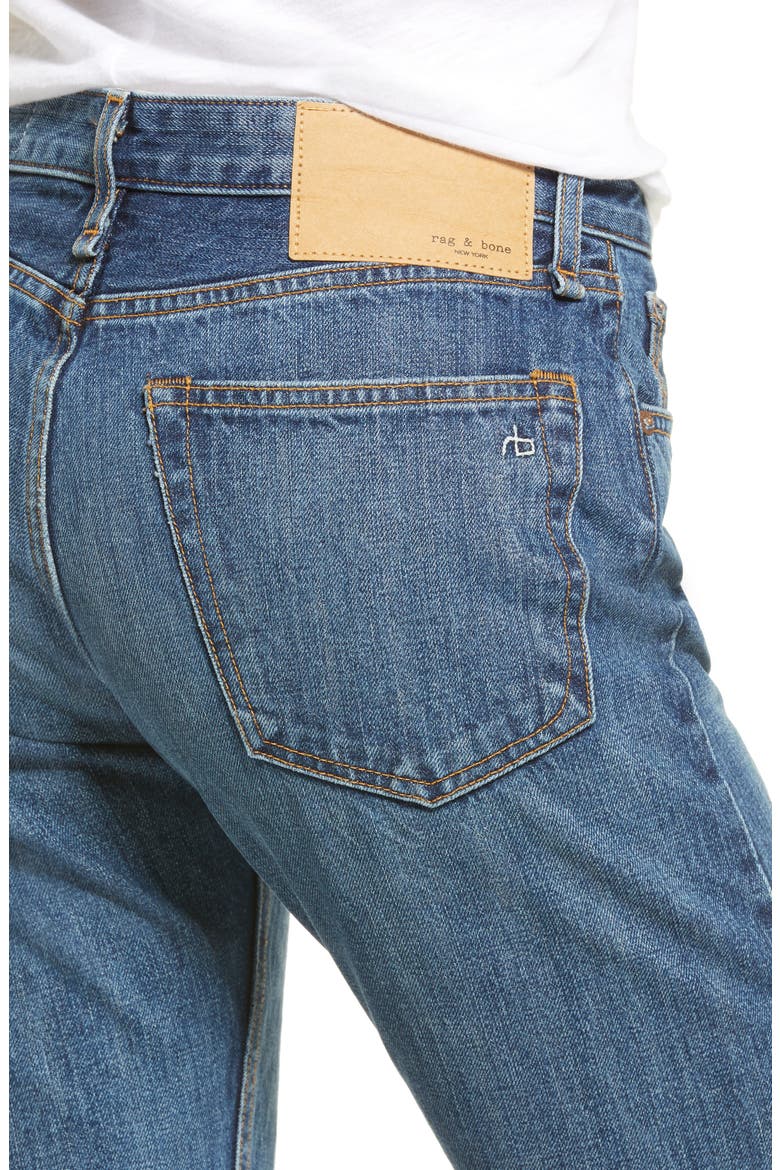 Rosa High Waist Nonstretch Boyfriend Jeans, Alternate, color, WASHINGTON