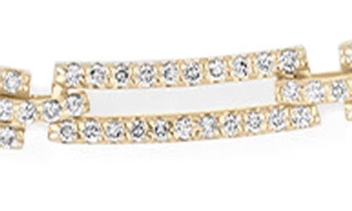 Lana Diamond Pavé Skinny Tag Link Moveable Necklace In Gold