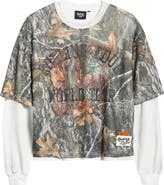 Rolling Loud Soho Layered Camo Print Thermal Graphic T-Shirt
