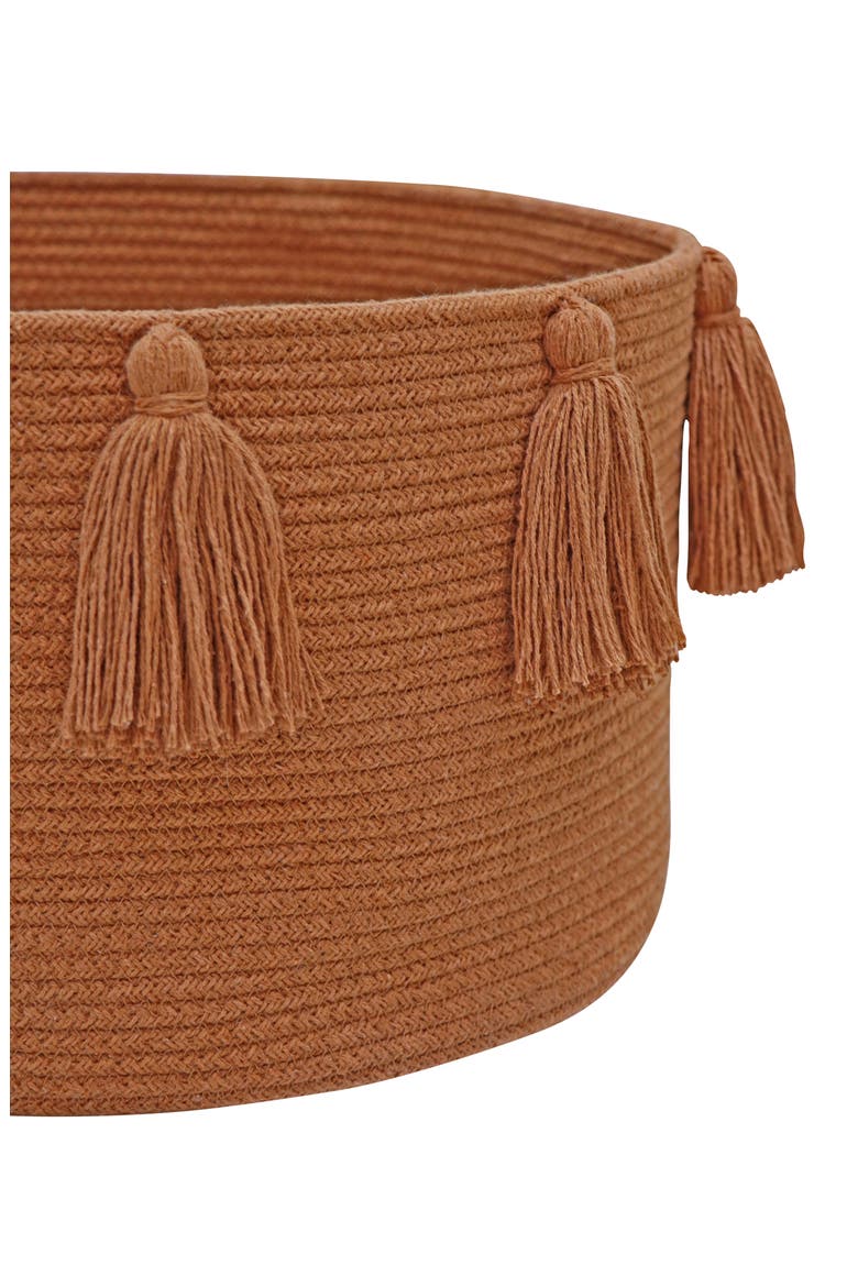 Tassel Basket, Alternate, color, CHESTNUT