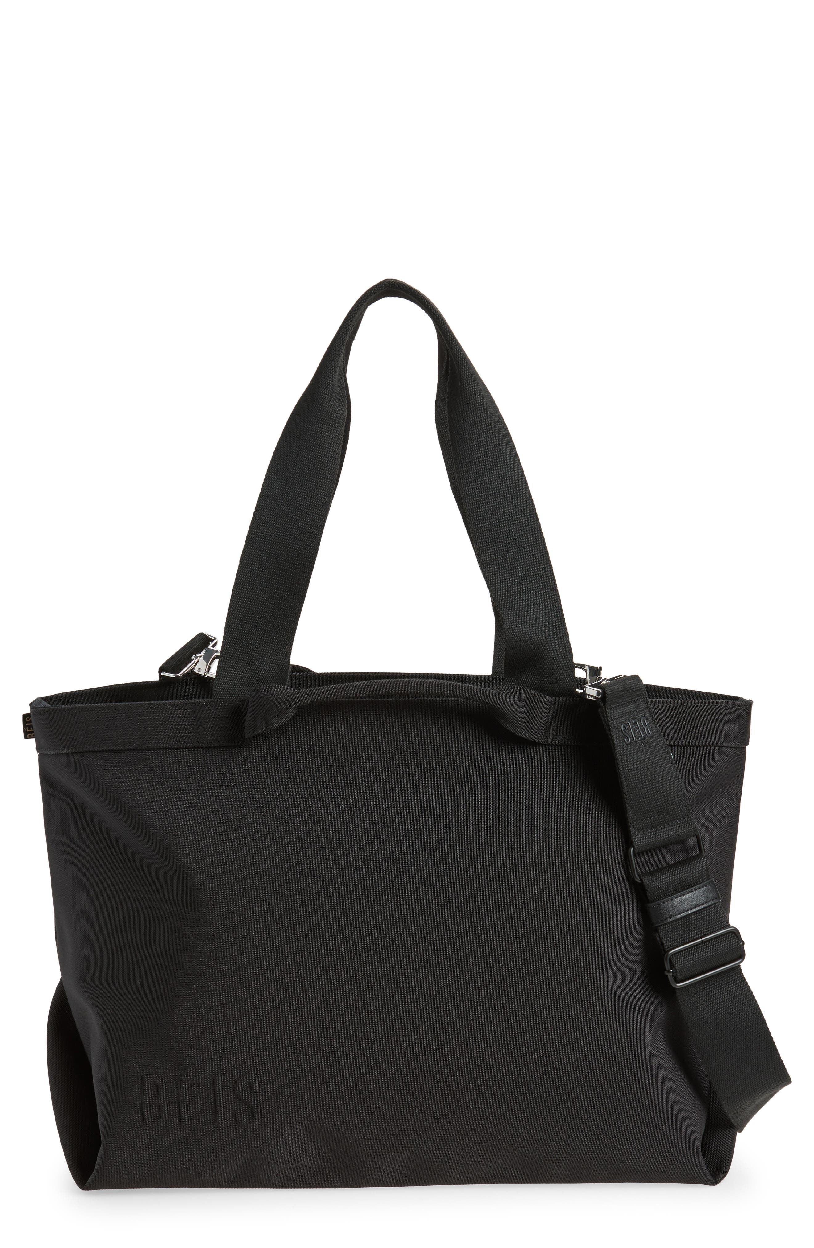The Travel Tote, Main, color, BLACK