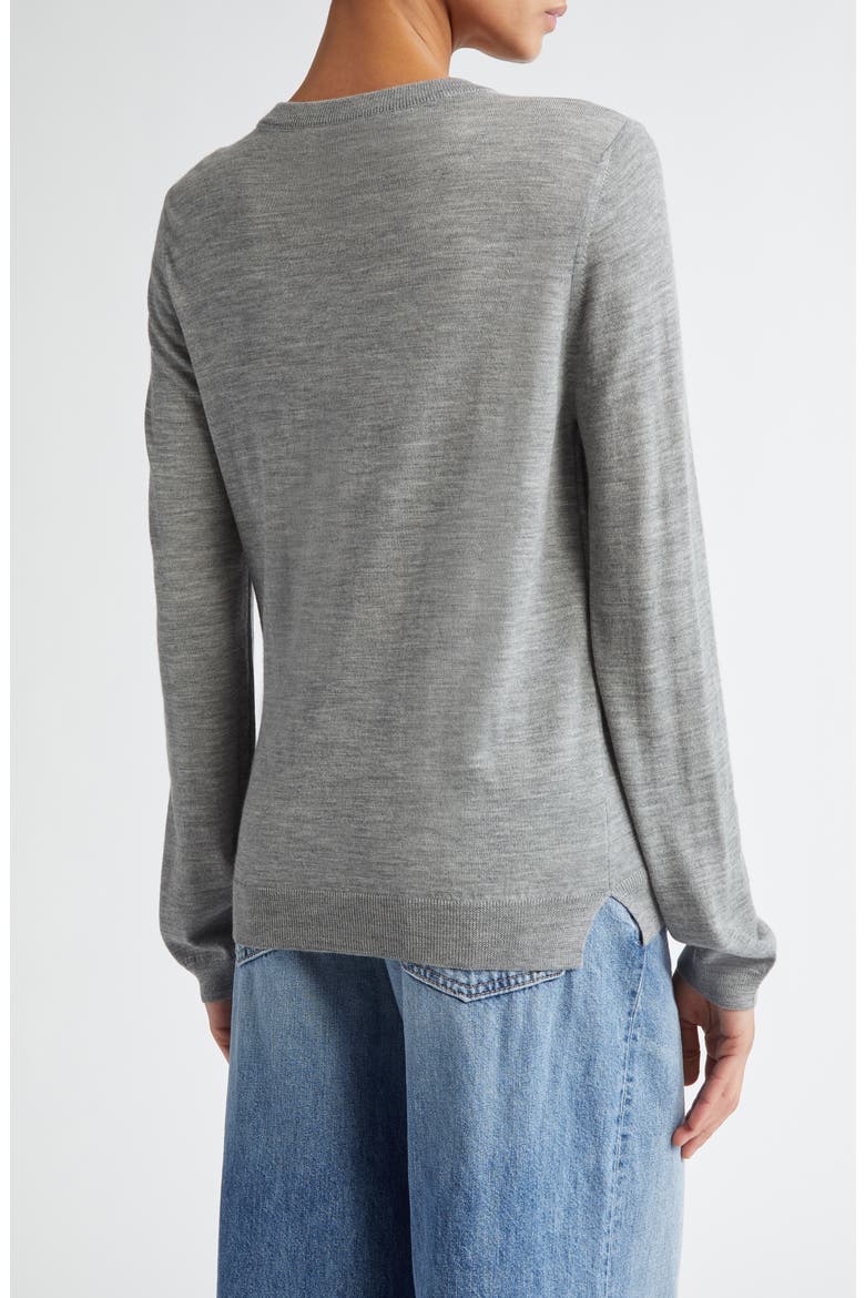Greta Virgin Wool Sweater, Alternate, color, ASPHALT