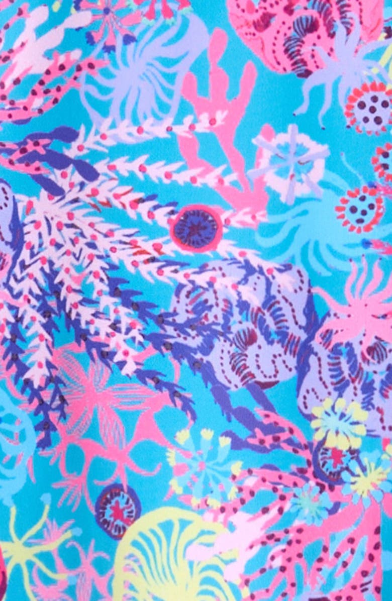 Boardies Kids' Coral Ruffle Two-Piece Swimsuit, Alternate, color, Blue Multi