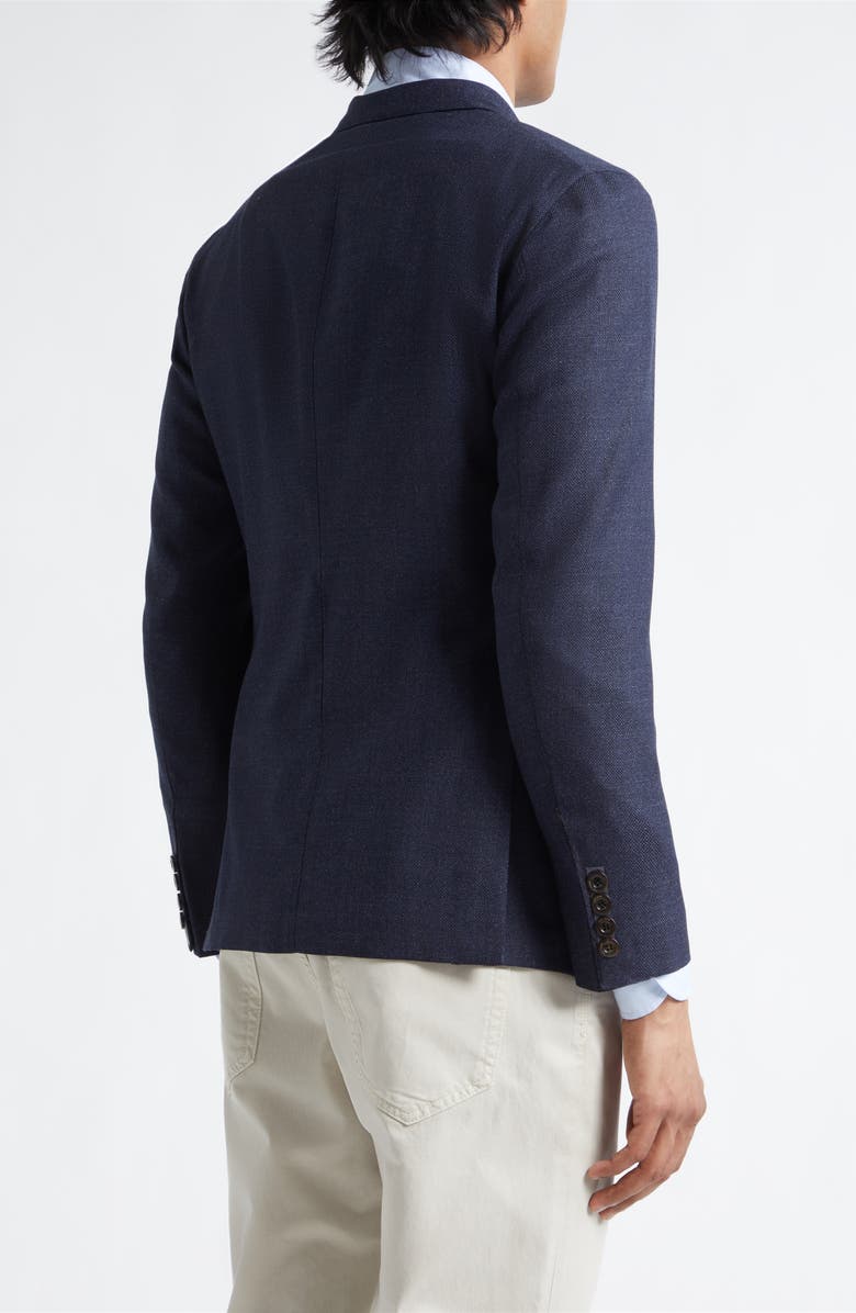 Boglioli Dover Double Breasted Wool Jacket, Alternate, color, Blue