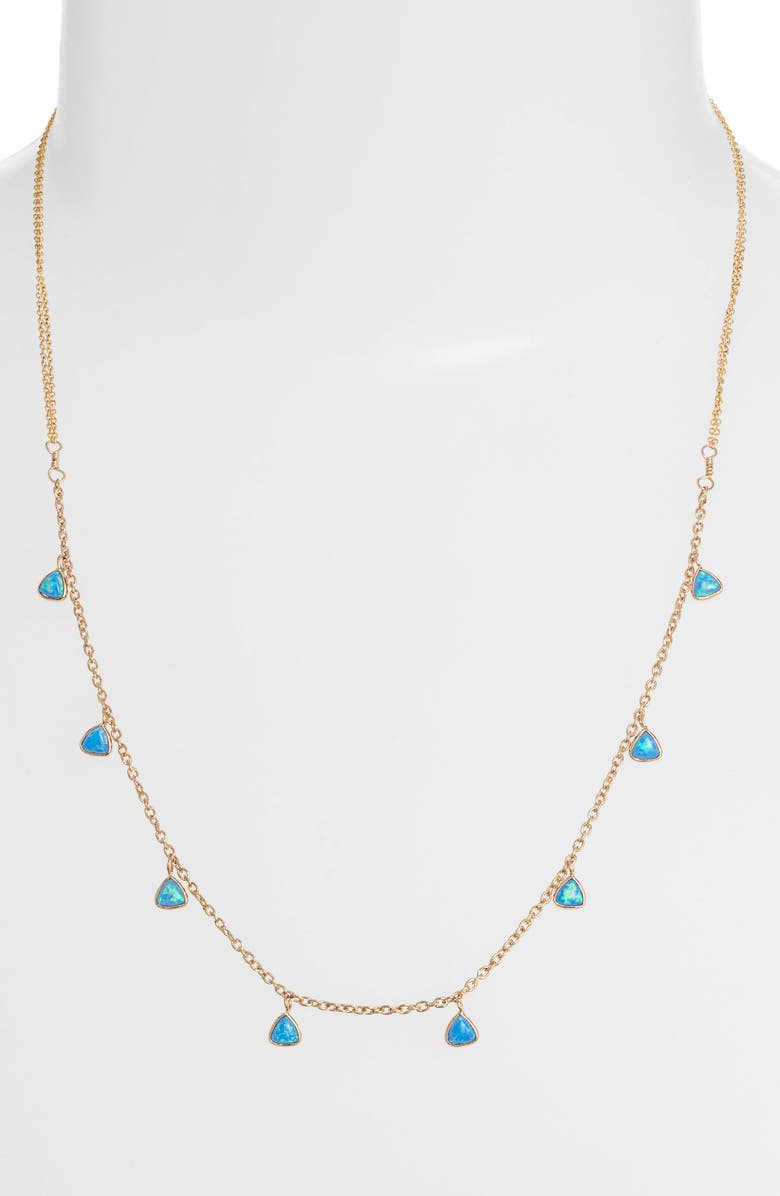 Set & Stones Greycie Shaker Station Necklace, Alternate, color, 