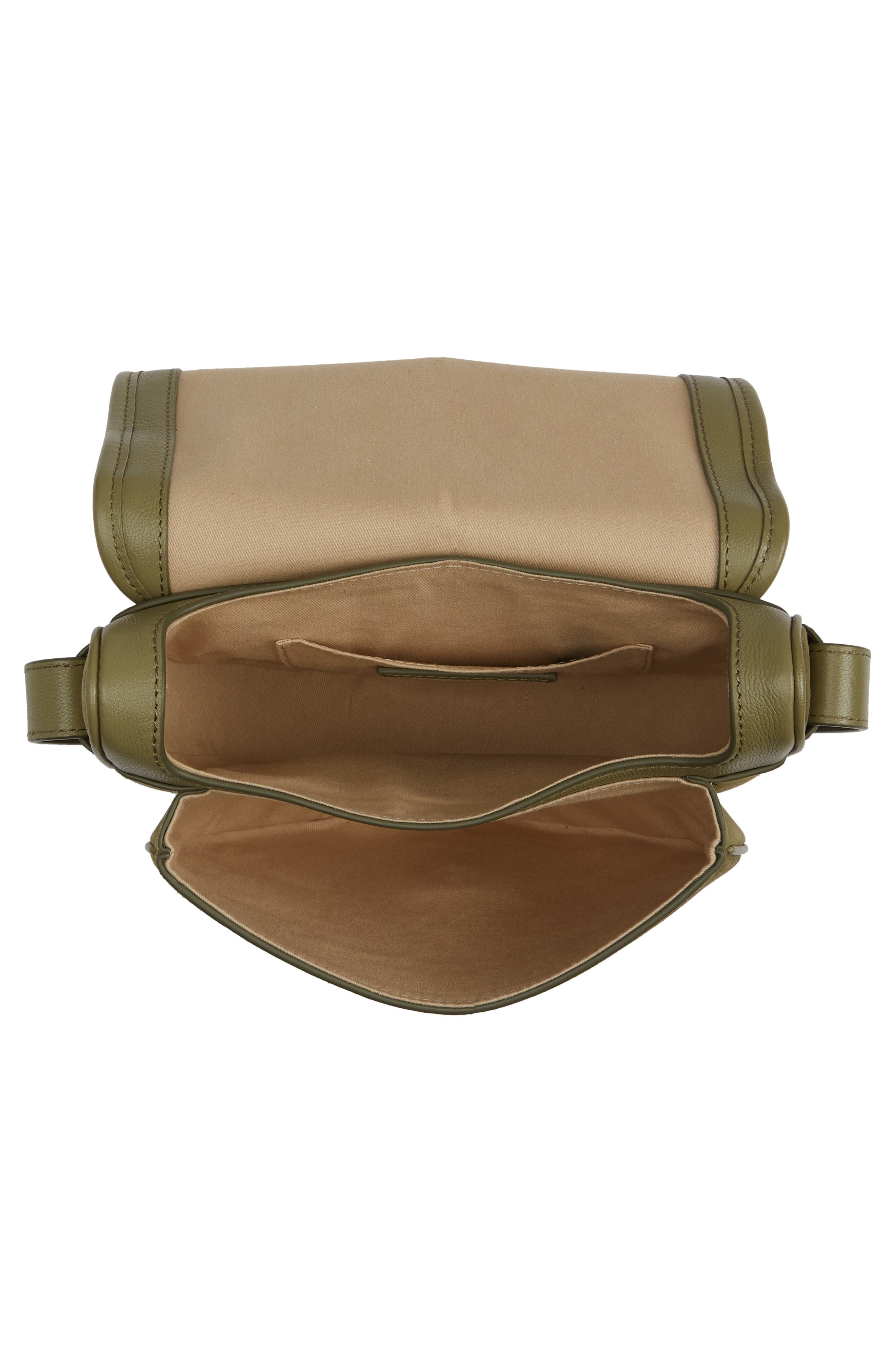 Mara Leather Saddle Bag, Alternate, color, ALOE GREEN