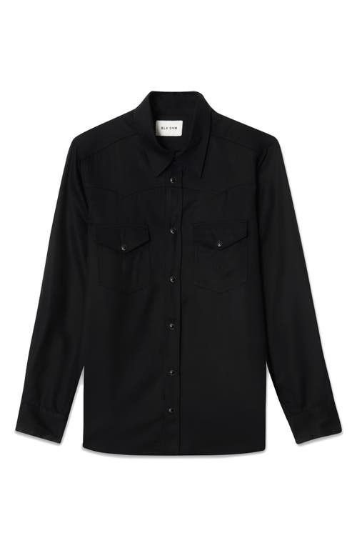 BLK DNM 15 Button-Up Shirt in Black 