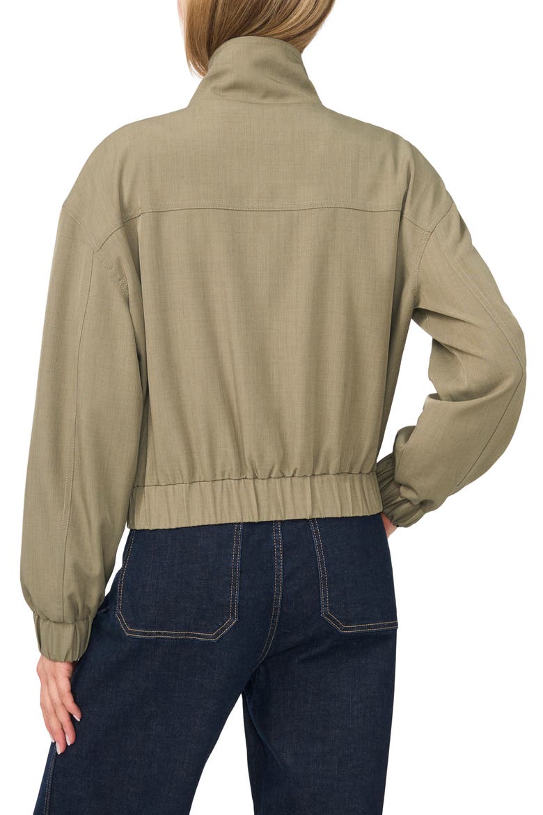 Woven Bomber Jacket, Alternate, color, MILITARY OLIVE