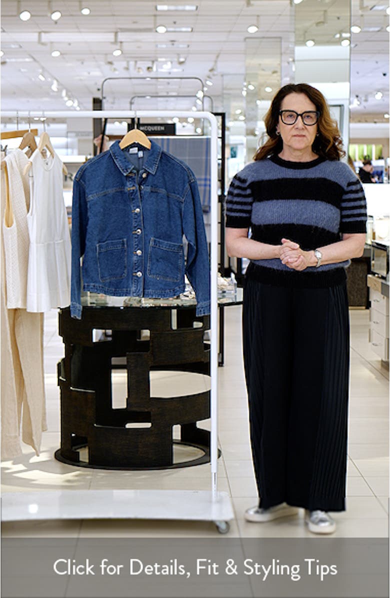 Jamie Denim Shacket, sales video thumbnail