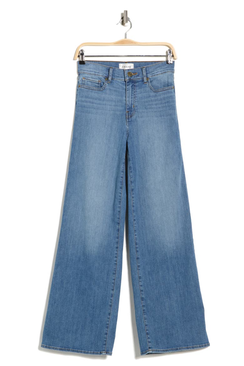 Le Slim Palazzo High Waist Wide Leg Jeans, Alternate, color, DISARM