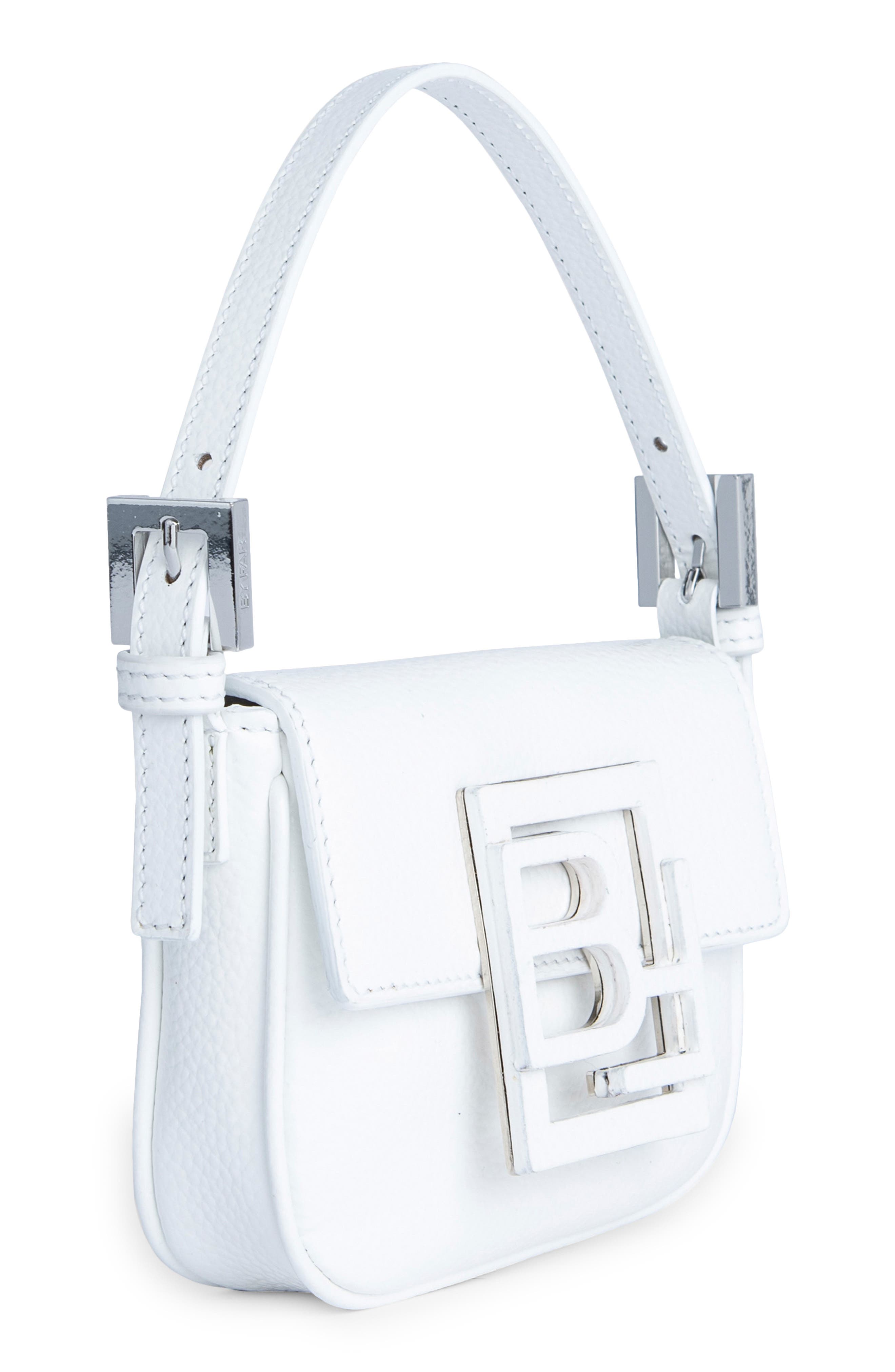 By Far Alfie Leather Top Handle Bag, Alternate, color, 