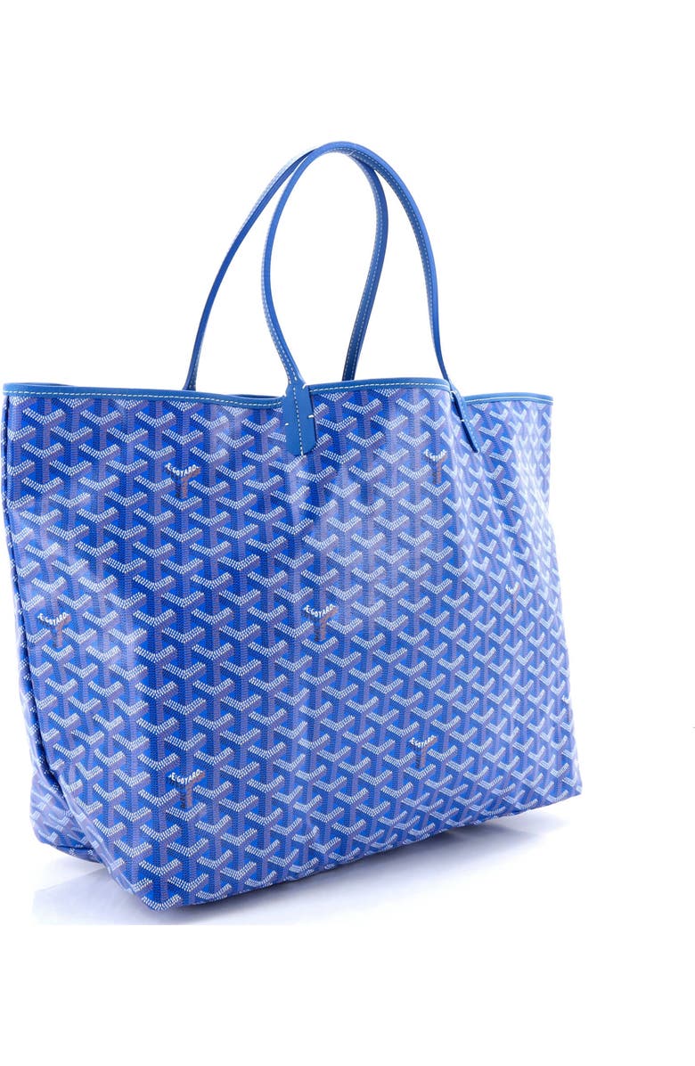 Pre-Owned Goyard Saint Louis Tote Coated Canvas PM, Alternate, color, Blue