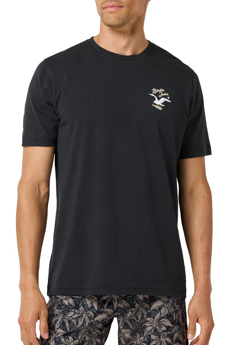 Drink Ticket Graphic T-Shirt, Main, color, BLACK