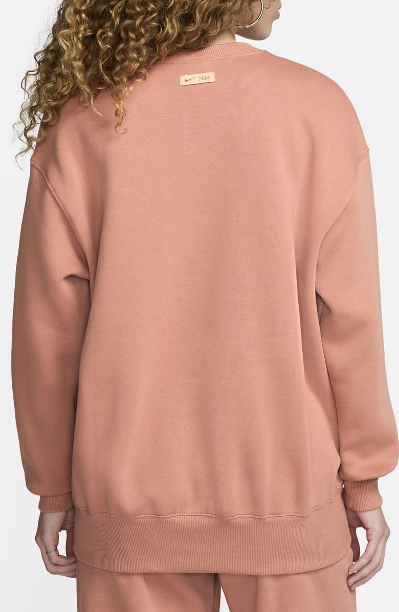 Nike Sportswear Phoenix Logo Sweatshirt, Alternate, color, Terra Blush/ Burnt Sunrise