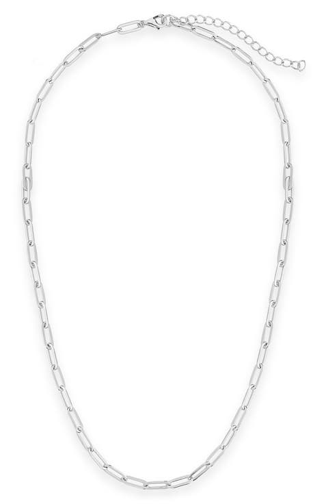 14K Gold Plated Small Link Necklace