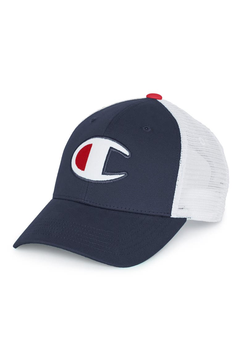 Mesh Back Dad Cap, Main, color, IMPERIAL INDIGO/ WHITE
