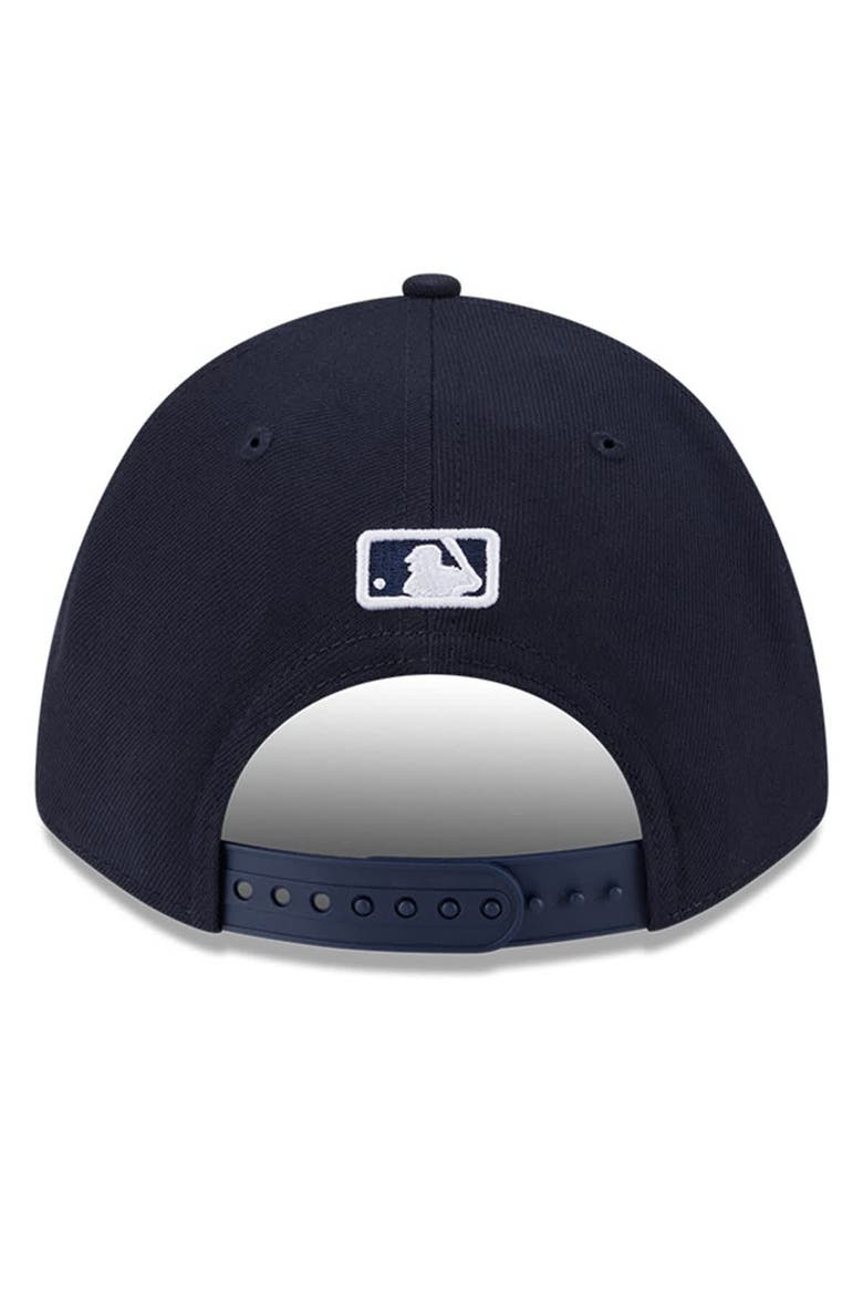 Men's New Era  Navy Minnesota Twins Player Replica 9FORTY Adjustable Hat, Alternate, color, Navy