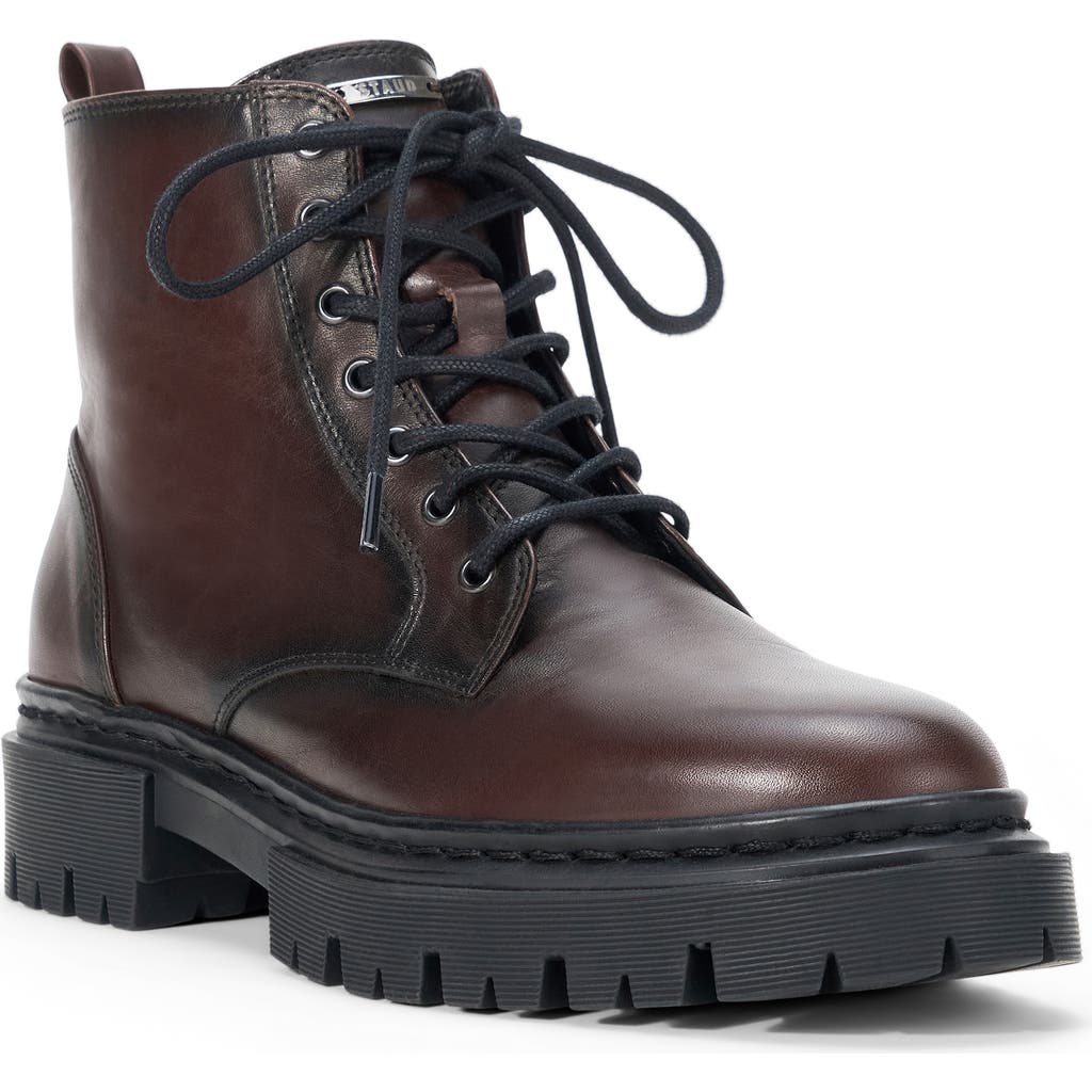 Staud Henry Combat Boot In Brown
