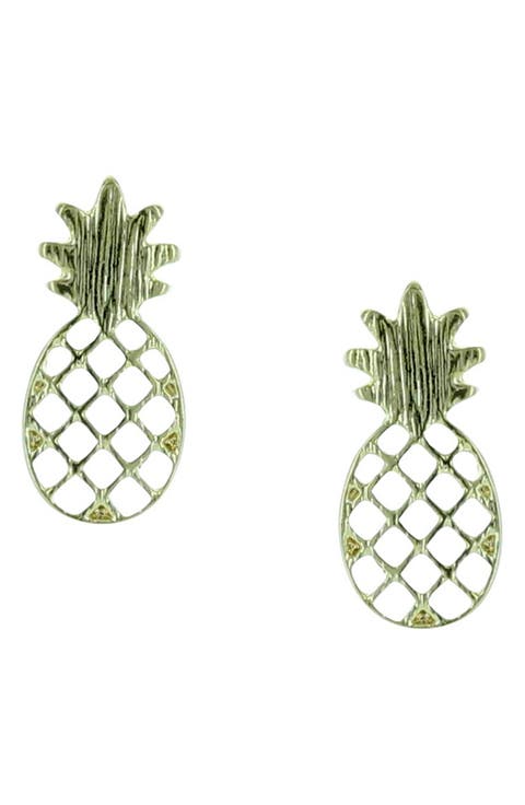 Maui Pineapple Stud Earrings