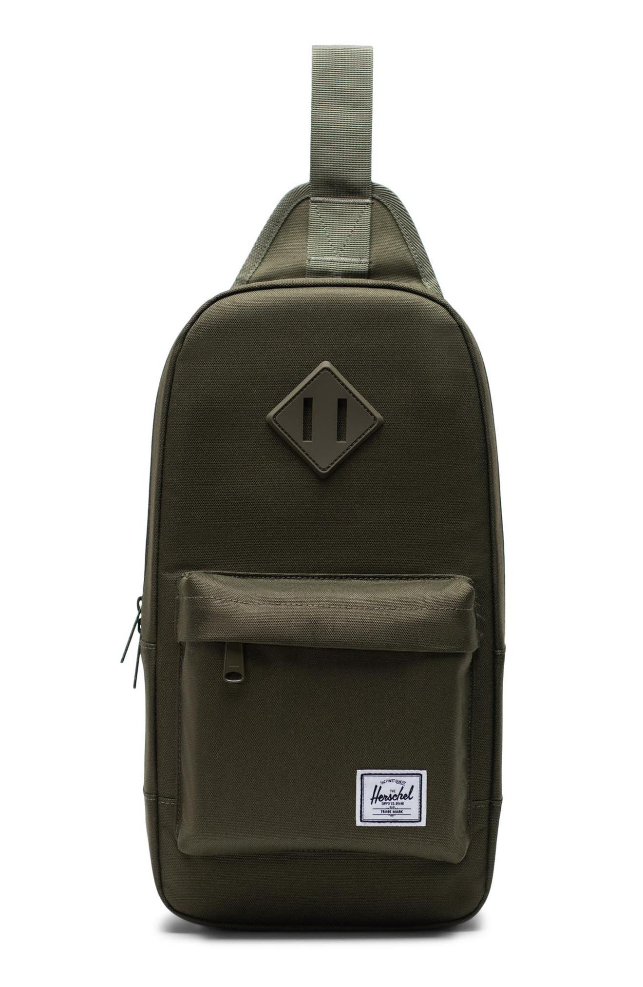 Heritage Sling Bag, Main, color, IVY GREEN