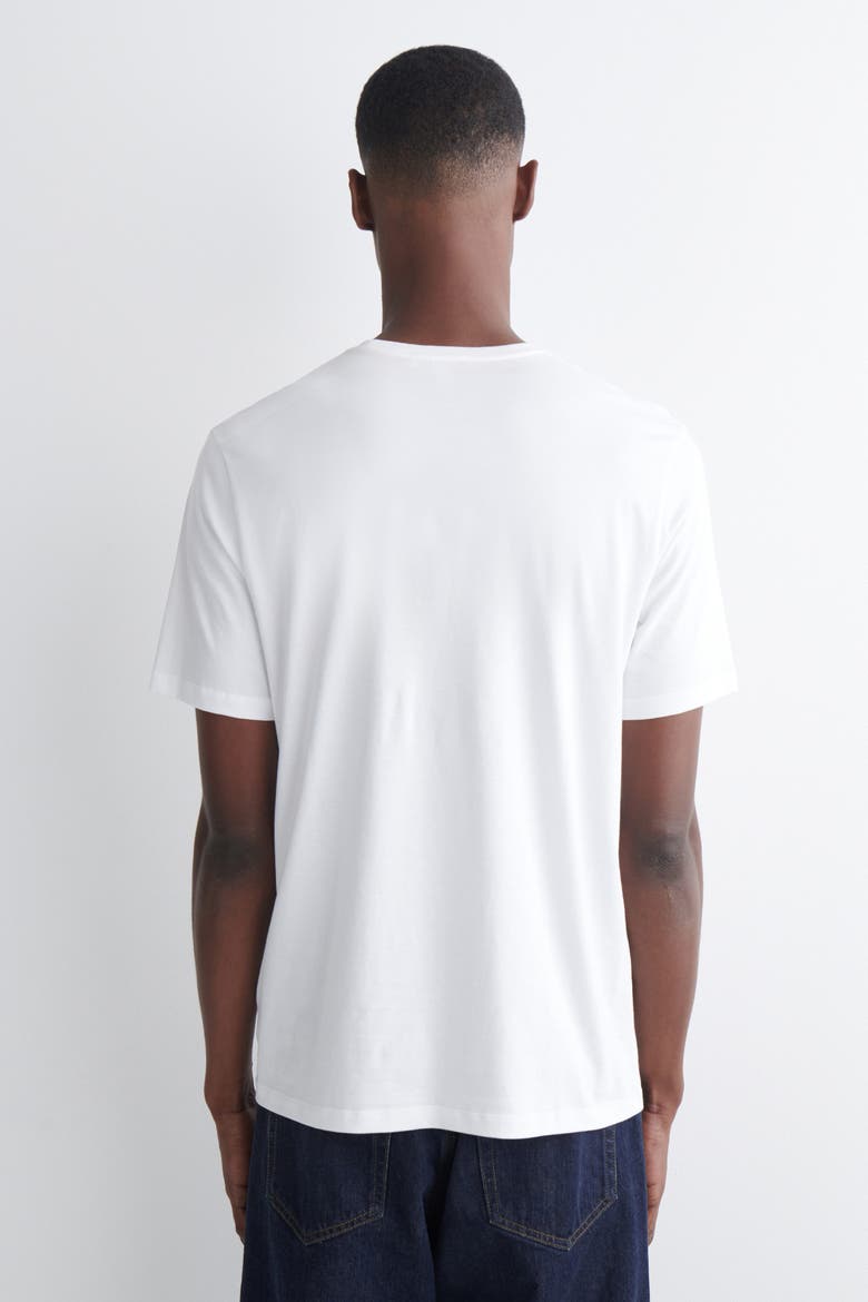 Cotton Crew-Neck T-Shirt, Alternate, color, WHITE