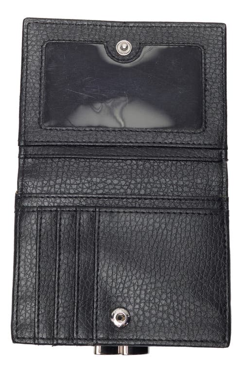 Mundi Small Leather Goods Soho Frenchie Clutch In Black