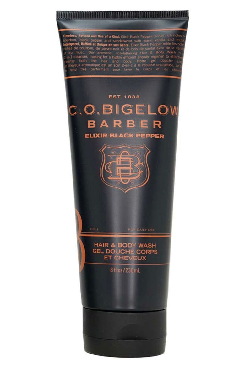 Elixir Black Pepper No.1609 Hair & Body Wash, Main, color, NO COLOR