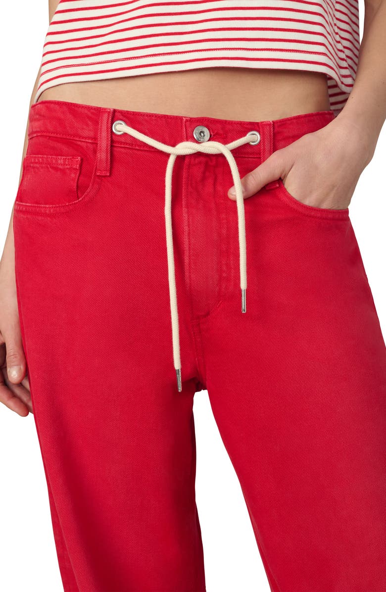 Joe's Jeans The Ryan Drawstring Low Slung Baggy Jeans, Alternate, color, Cherry Red