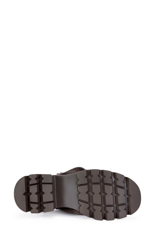 Azalea Wang Bharti Lug Sole Bootie In Brown