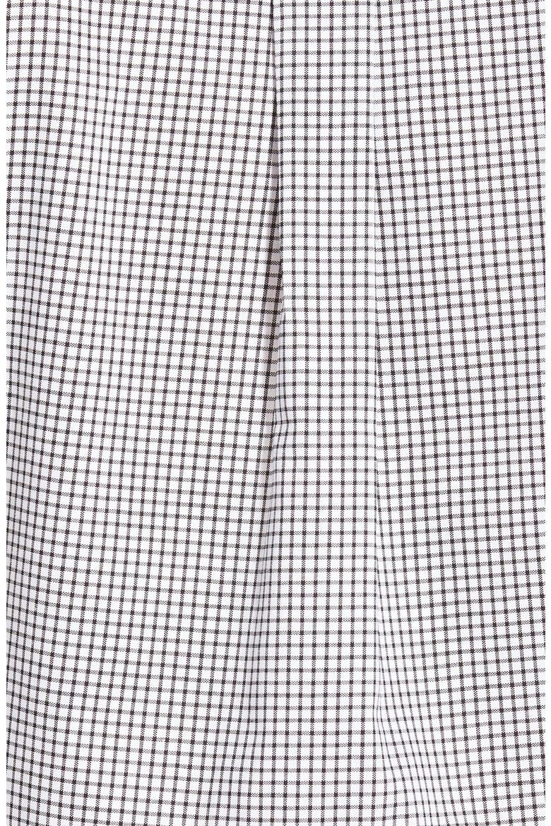 'Epic Easy Care' Classic Fit Wrinkle Free Tattersall Plaid Sport Shirt, Alternate, color, BLACK