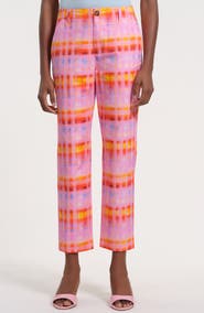 Isaac Mizrahi New York Slim Fit Ankle Cotton Pants